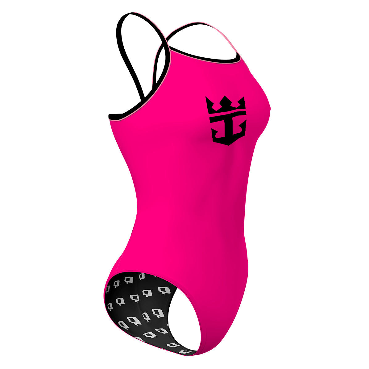 Hot pink RCCL - Sunback Tank Swimsuit