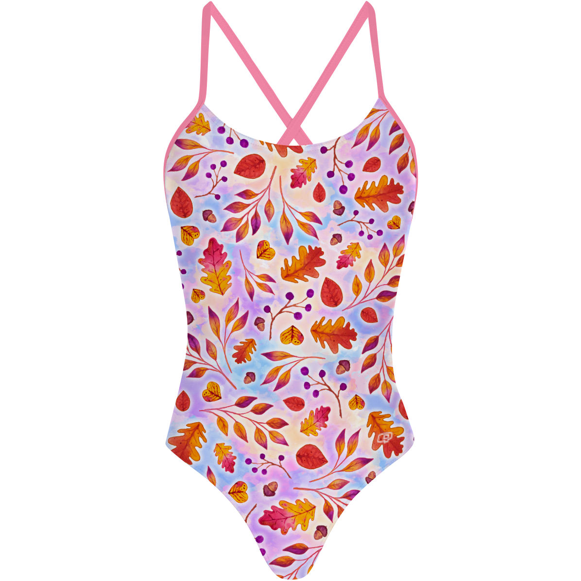Tumbling Treasures - Tieback One Piece Swimsuit