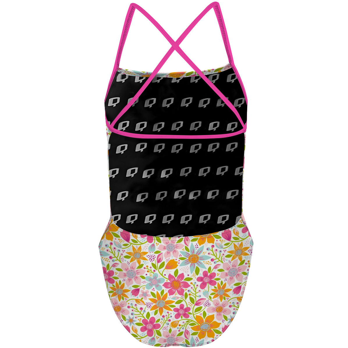 Spring Flowers X Back - "X" Back Swimsuit