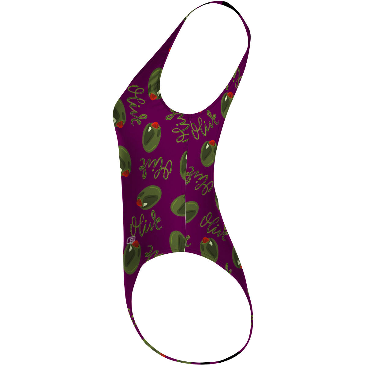 OliveQ - High Hip One Piece Swimsuit