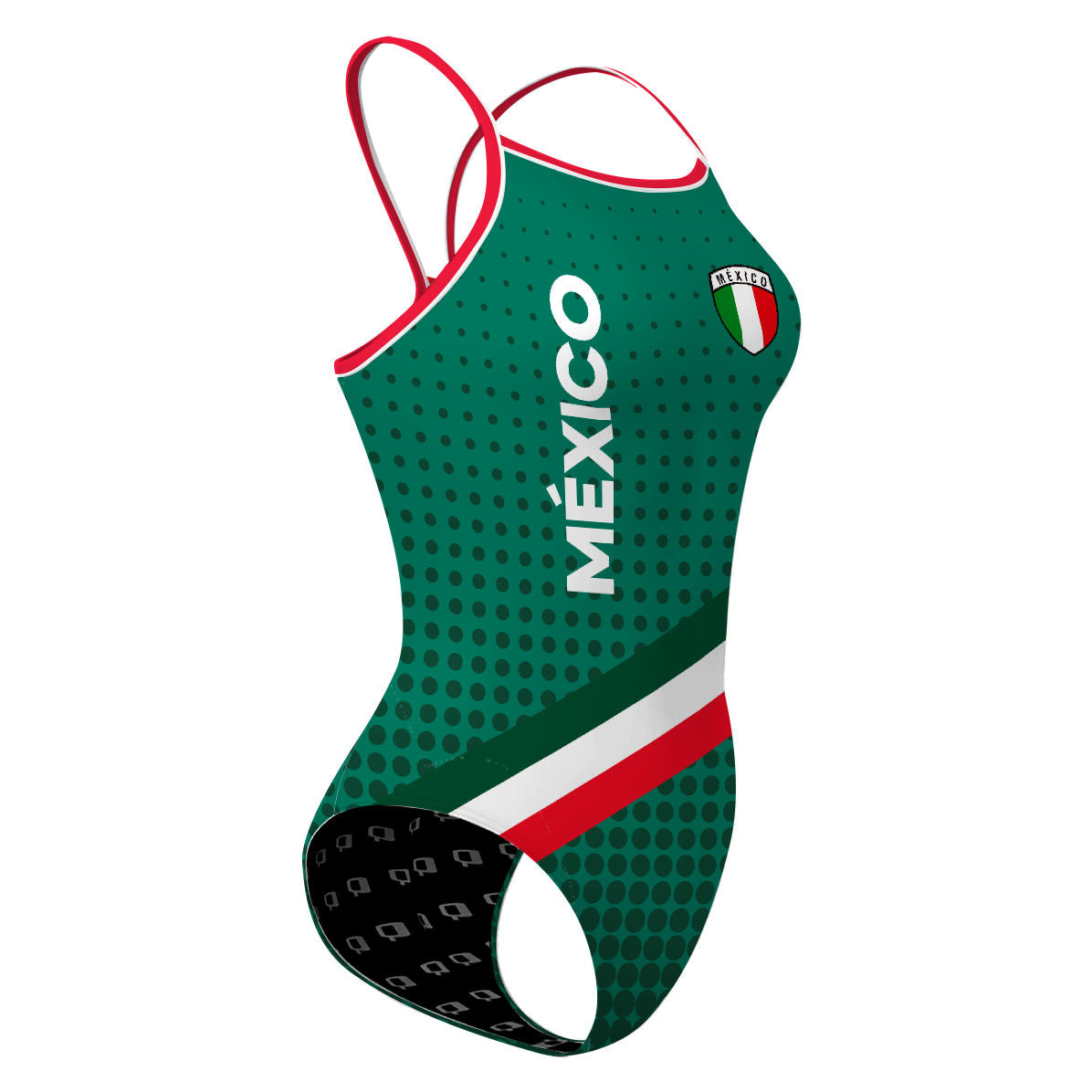 GO MEXICO Skinny Strap Swimsuit
