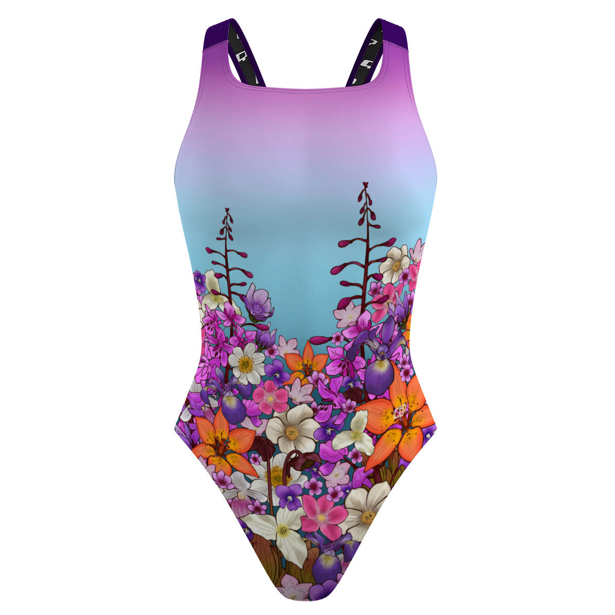 Fleurs des champs classic strap - Classic Strap Swimsuit