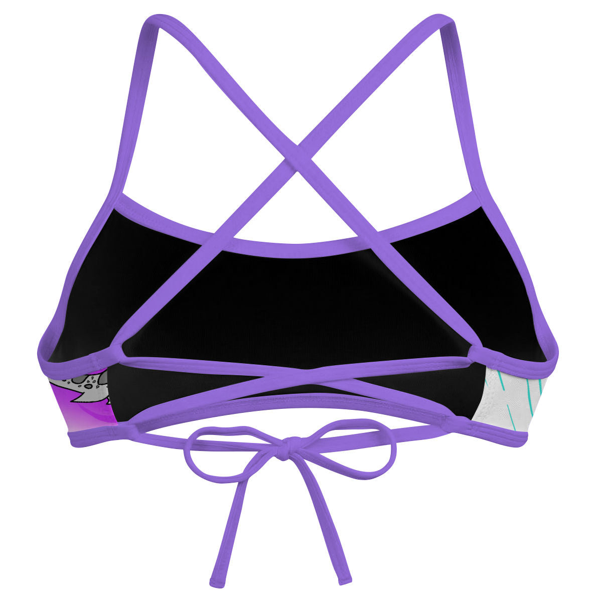 Ciara Top Bluemint Purple Light (Kelly) - Ciara Tieback Bikini Top
