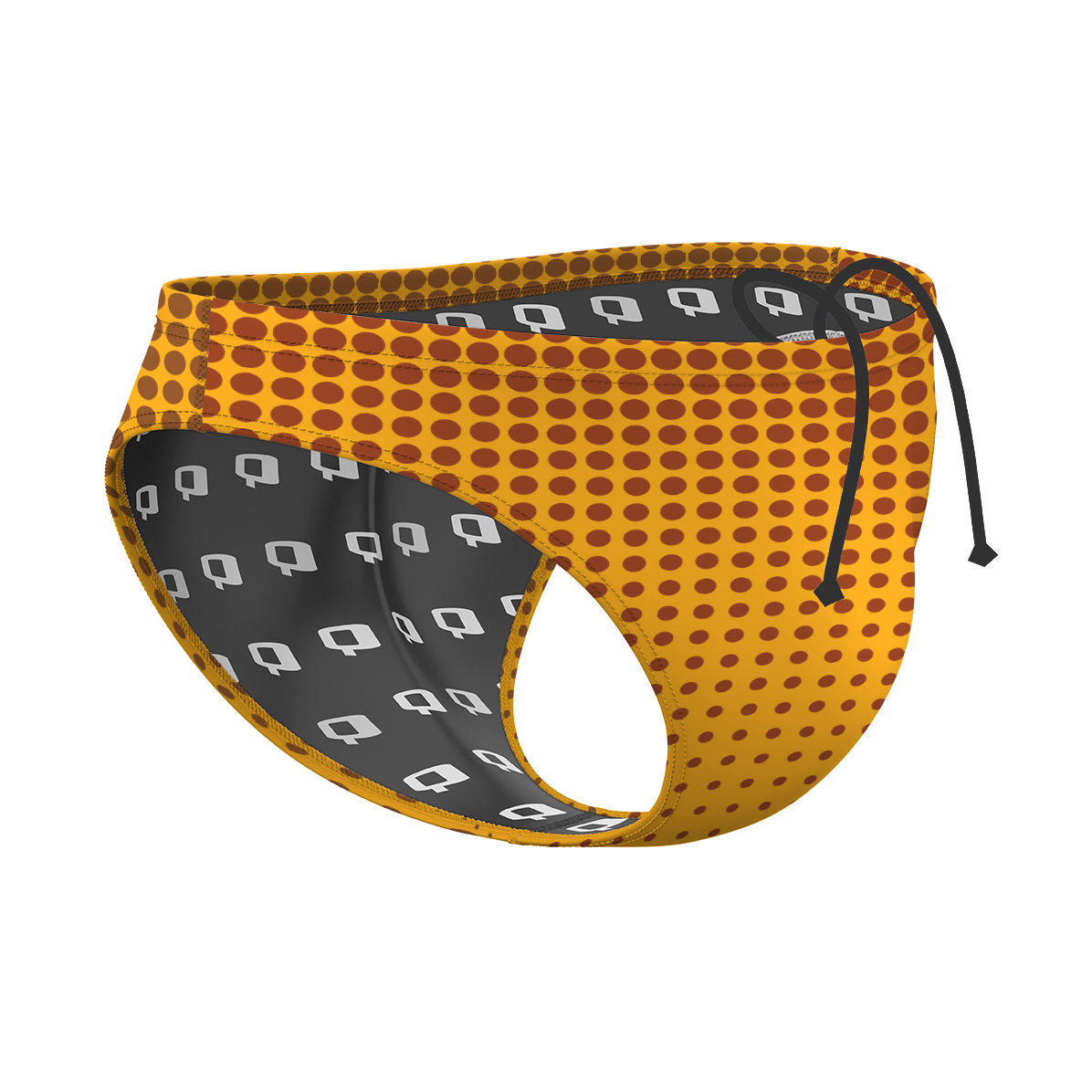 Dots 1 Lemon Chrome Bombay - Waterpolo Brief Swimsuit