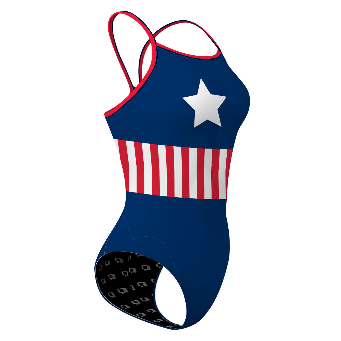 Cap'n - no star - Skinny Strap Swimsuit