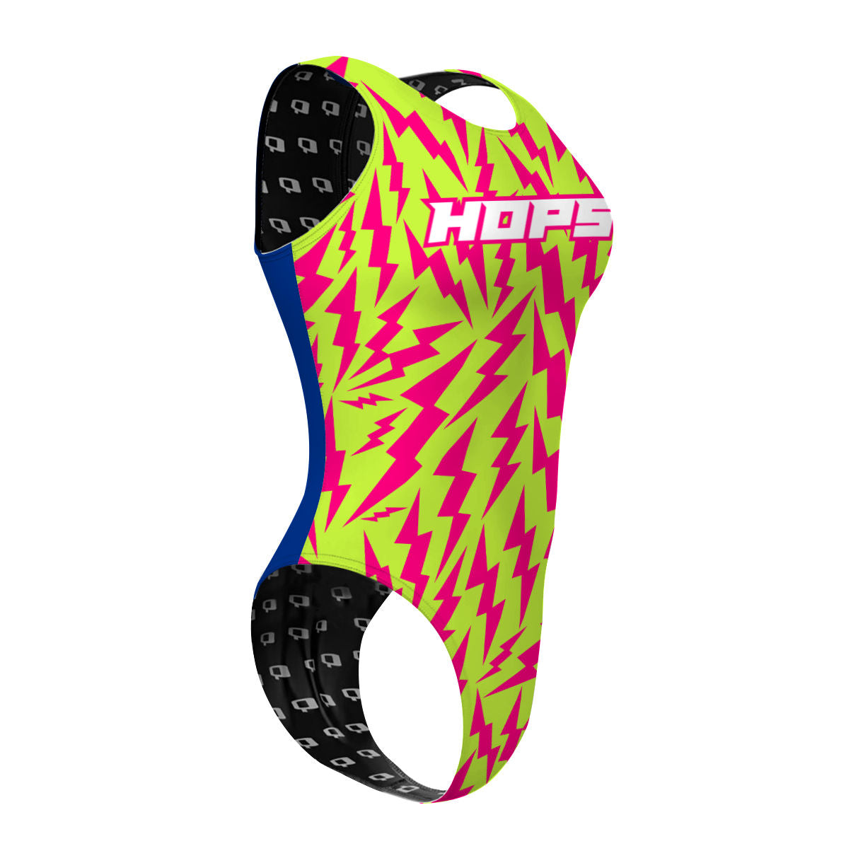 HOPS Electric - Women's Waterpolo Swimsuit Cheeky Cut