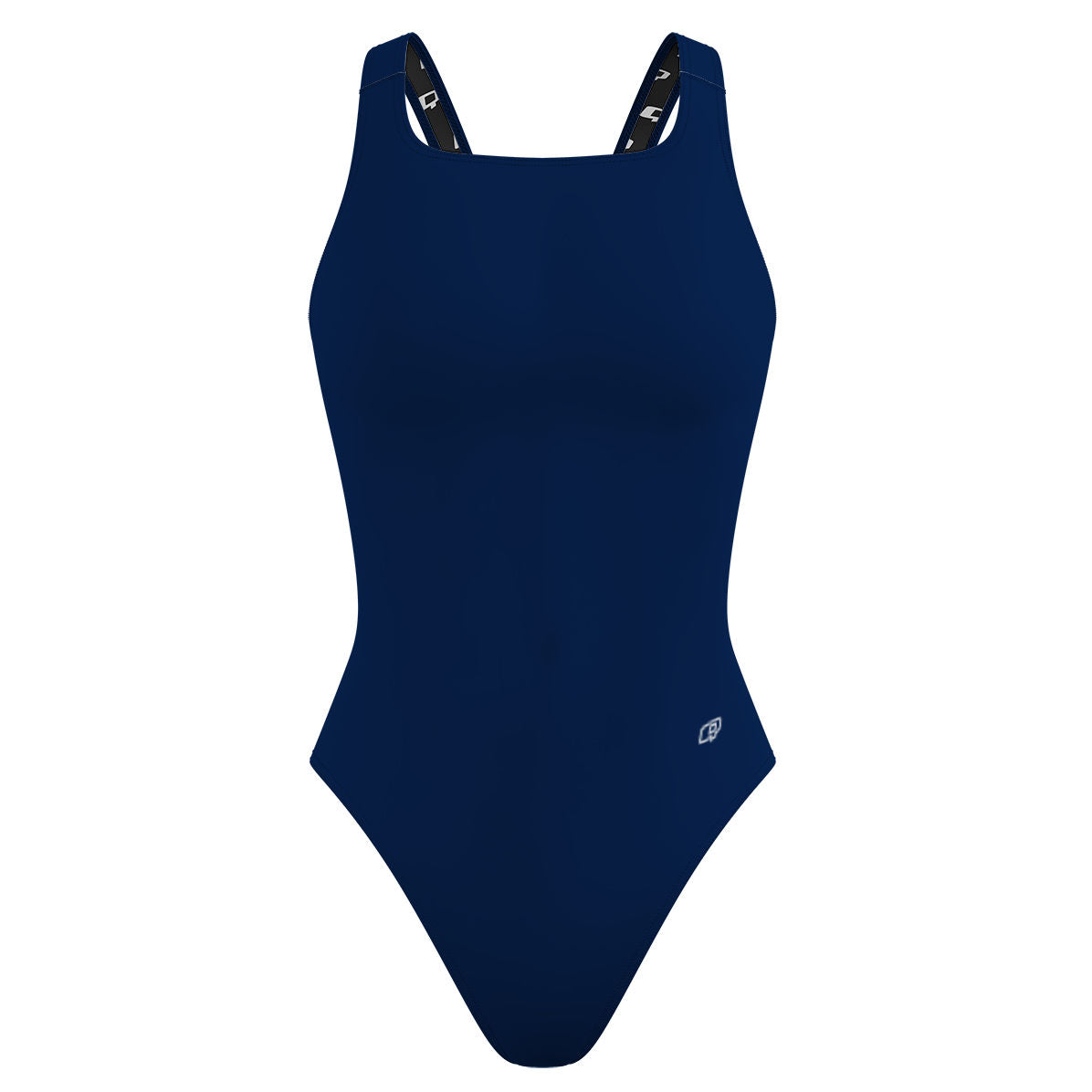 Solid Navy - Classic Strap Swimsuit