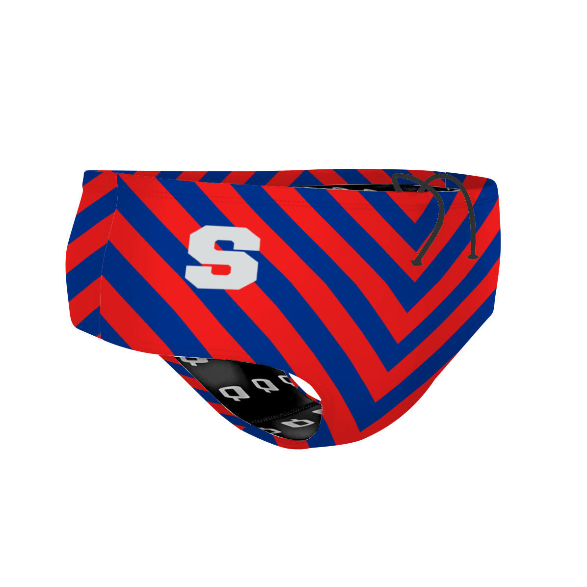 Royal, Red & Silver Spratticus V - Classic Brief Swimsuit