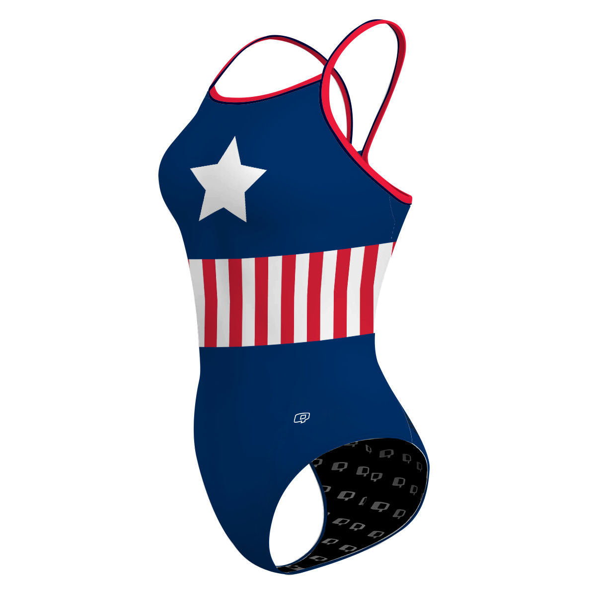 Cap'n - no star - Skinny Strap Swimsuit