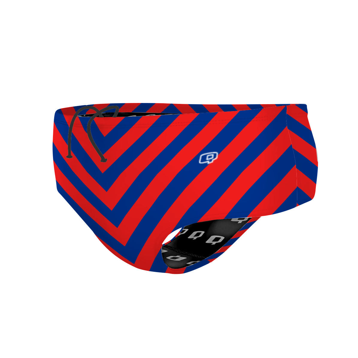 Royal, Red & Silver Spratticus V - Classic Brief Swimsuit