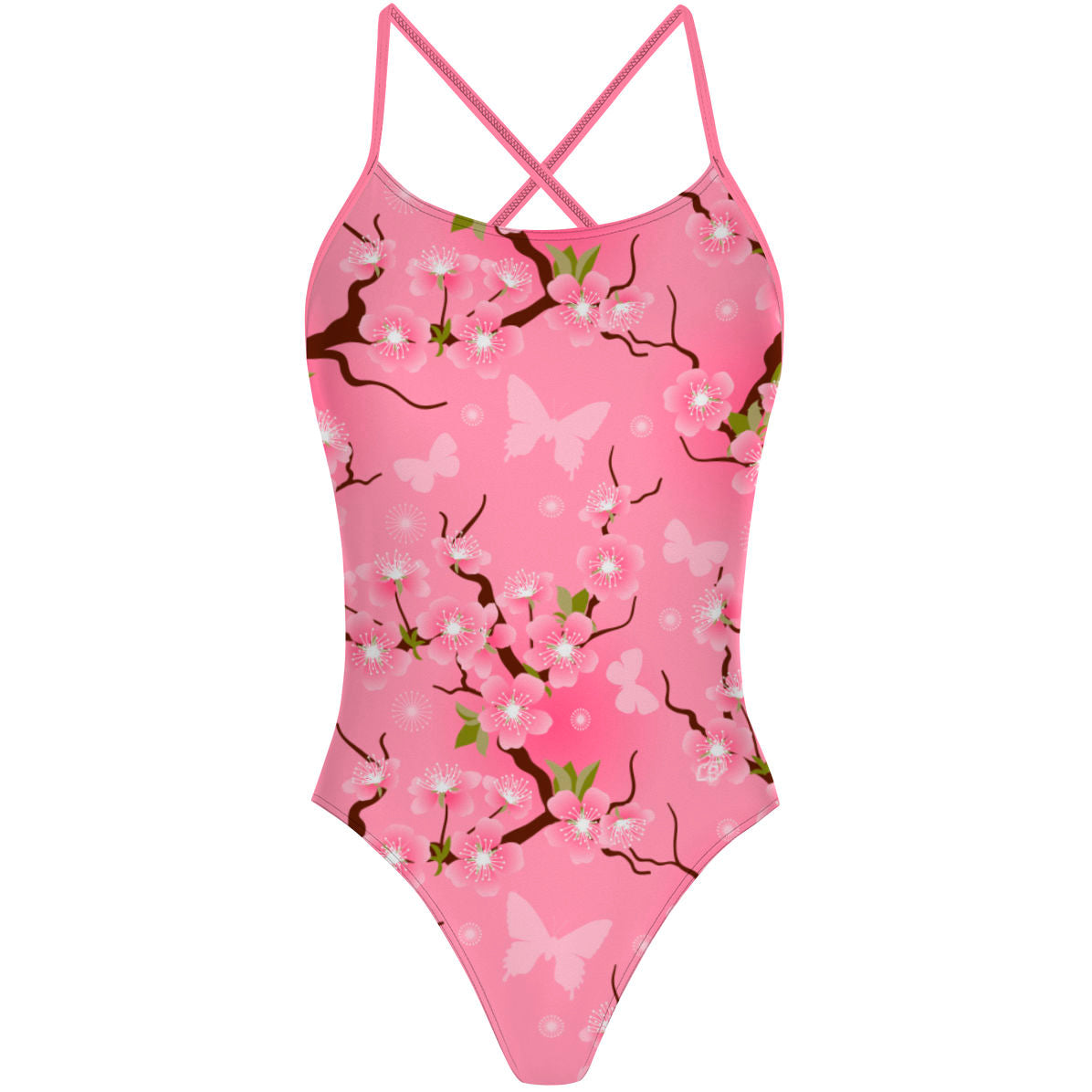 Cherry Blossom X Back - "X" Back Swimsuit