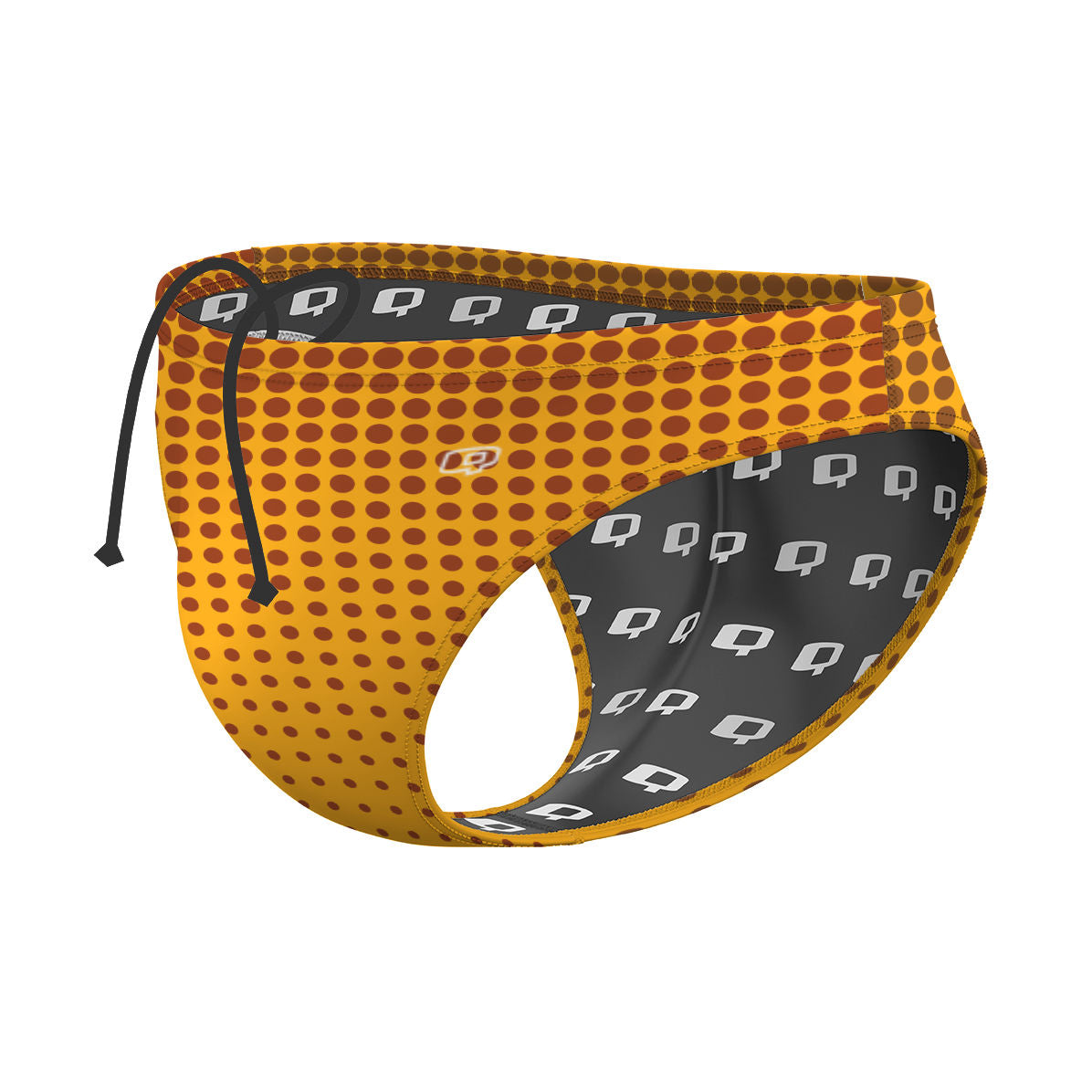 Dots 1 Lemon Chrome Bombay - Waterpolo Brief Swimsuit
