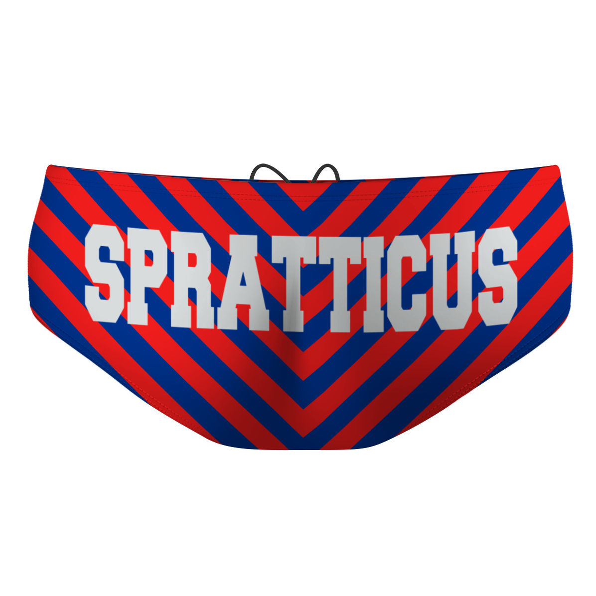 Royal, Red & Silver Spratticus V - Classic Brief Swimsuit