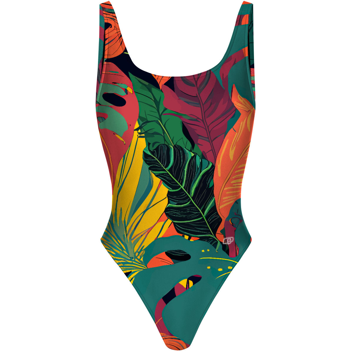 Monsteras Dream - High Hip One Piece Swimsuit