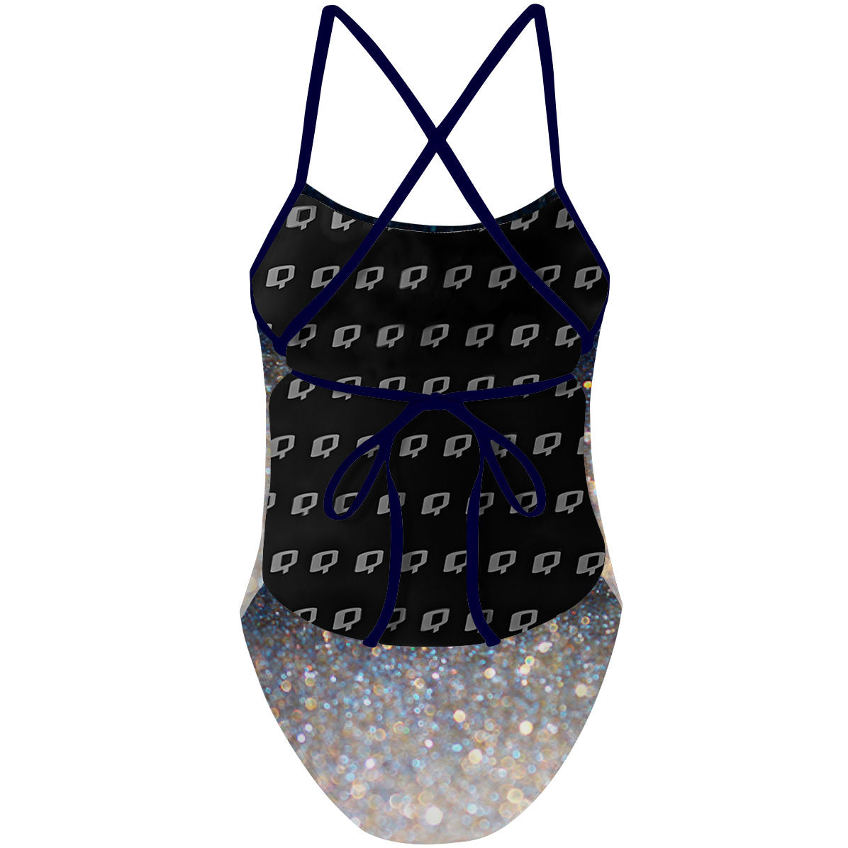 Glitter Bomb - Tieback One Piece Swimsuit