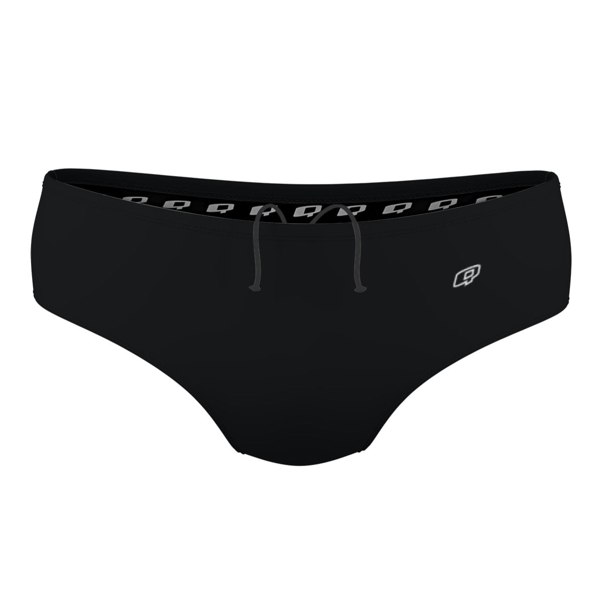 Solid Black - Classic Brief Swimsuit