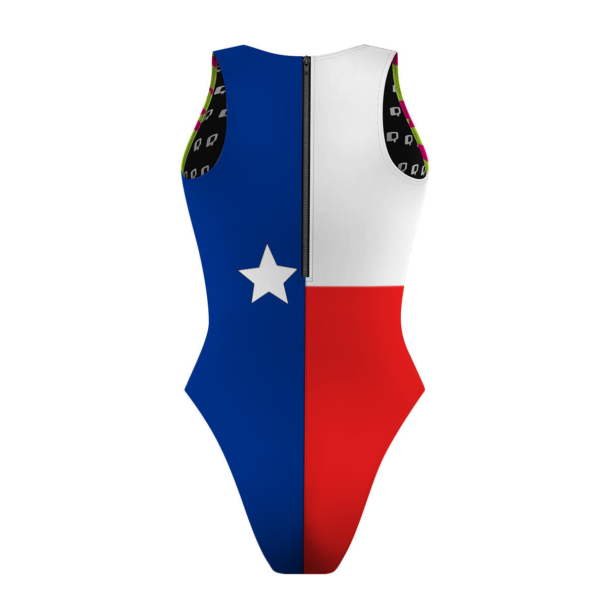 HOS Electric 2 - Women's Waterpolo Swimsuit Cheeky Cut