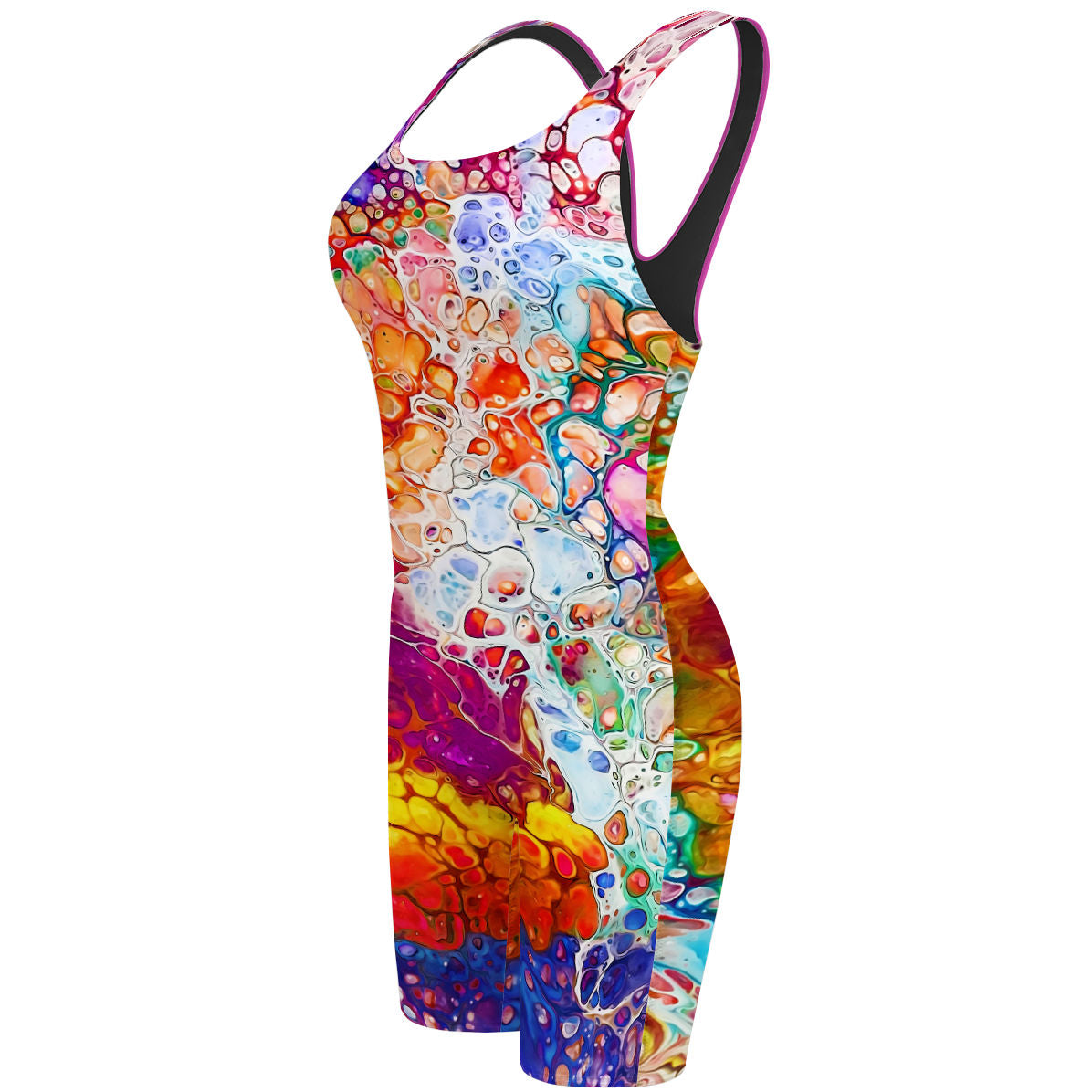 Colors of the Sea - Classic Strap Long Knee Women Jammer