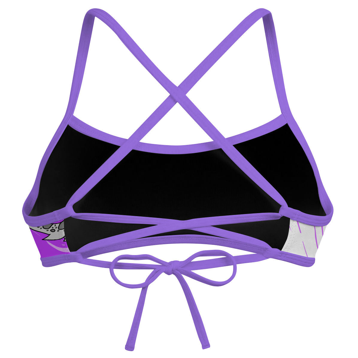 Sharkie NEW CTop Light Purple (Zoe) - Ciara Tieback Bikini Top