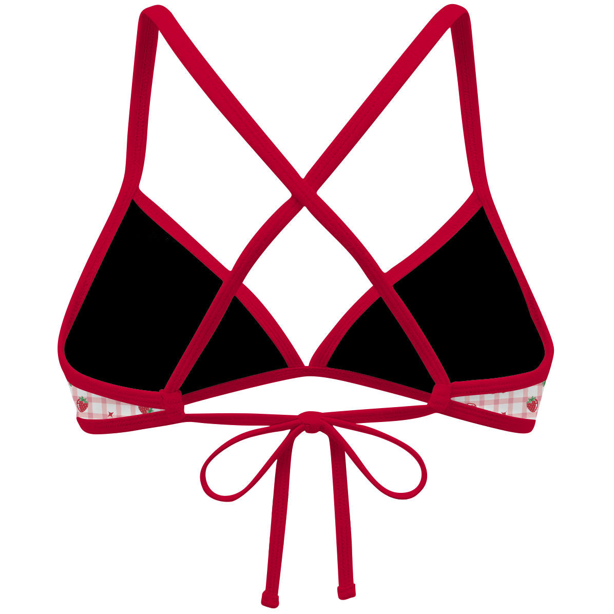 Berry Cherry - Tieback Bikini Top