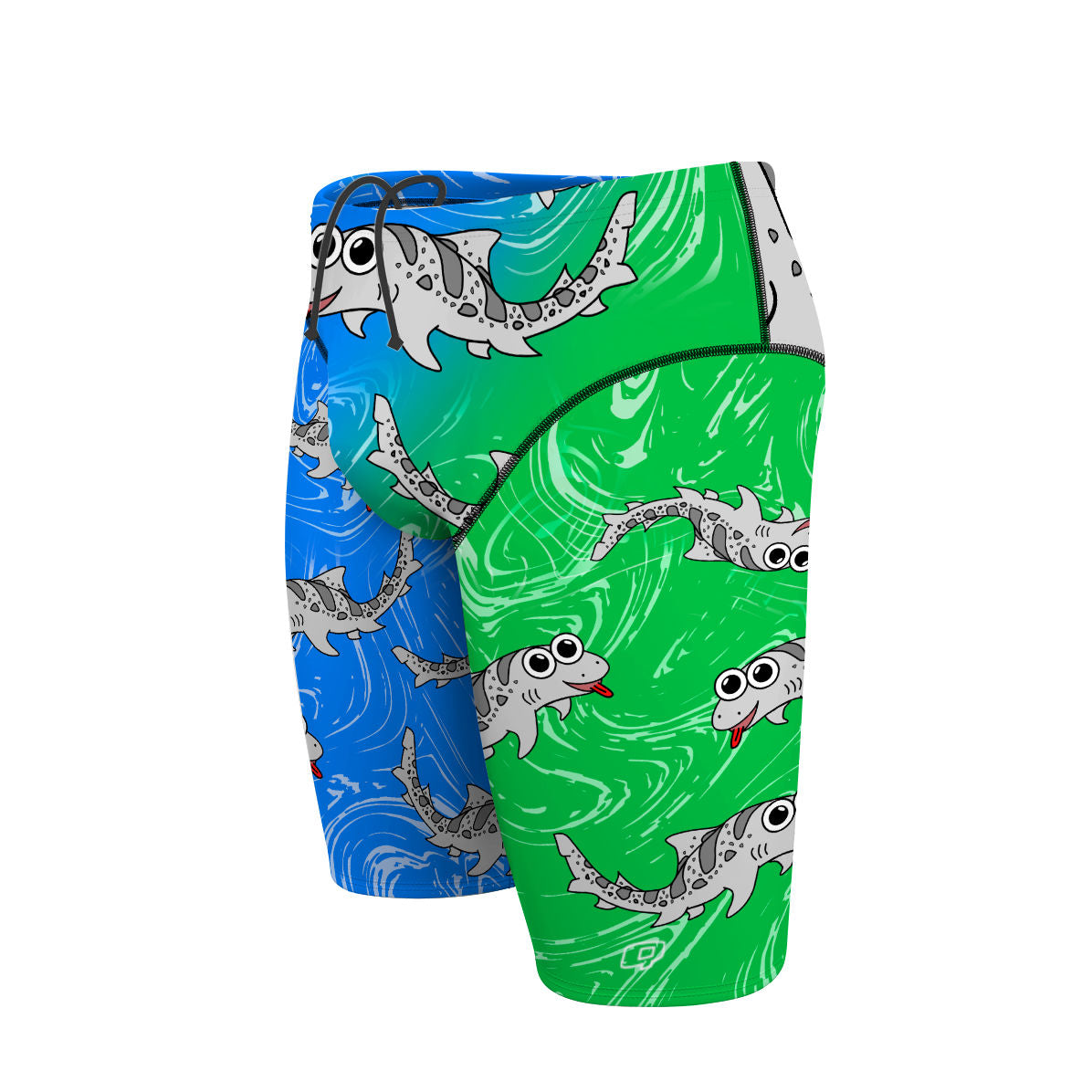 Atlas Blue Green Solid Light (Mike S) - Atlas Jammer Swimsuit