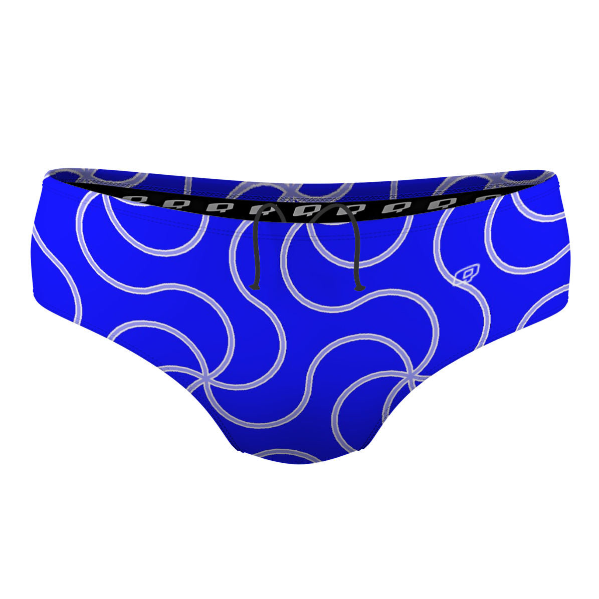 Blue Swirls - Classic Brief Swimsuit
