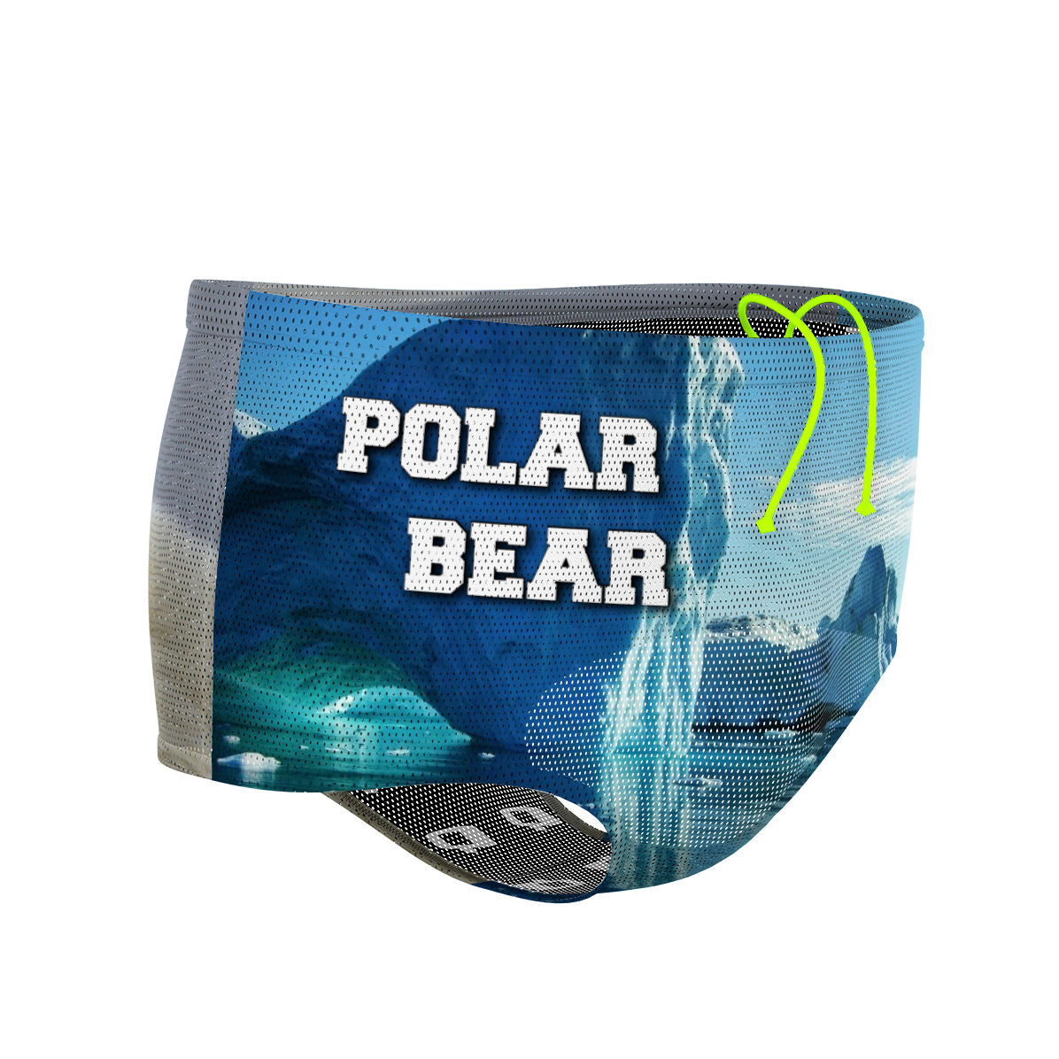 DOM IS A POLAR BEAR - Mesh Drag Swimsuit