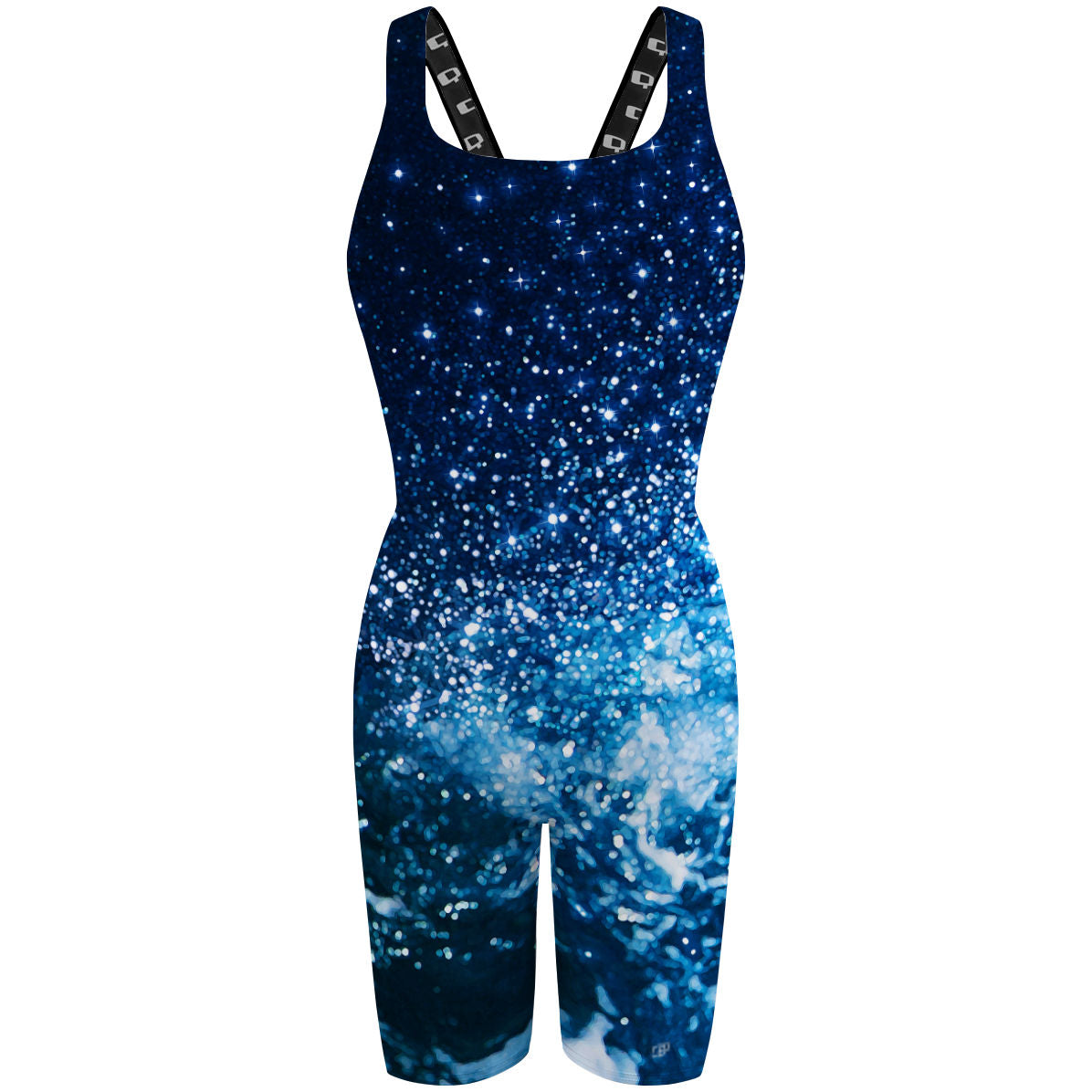 Cosmic Waves - Classic Strap Long Knee Women Jammer