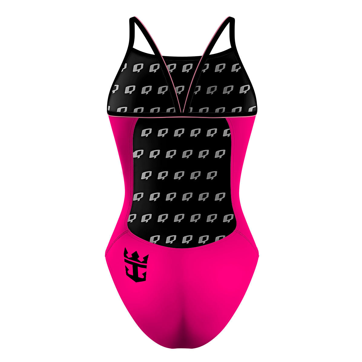 Hot pink RCCL - Sunback Tank Swimsuit