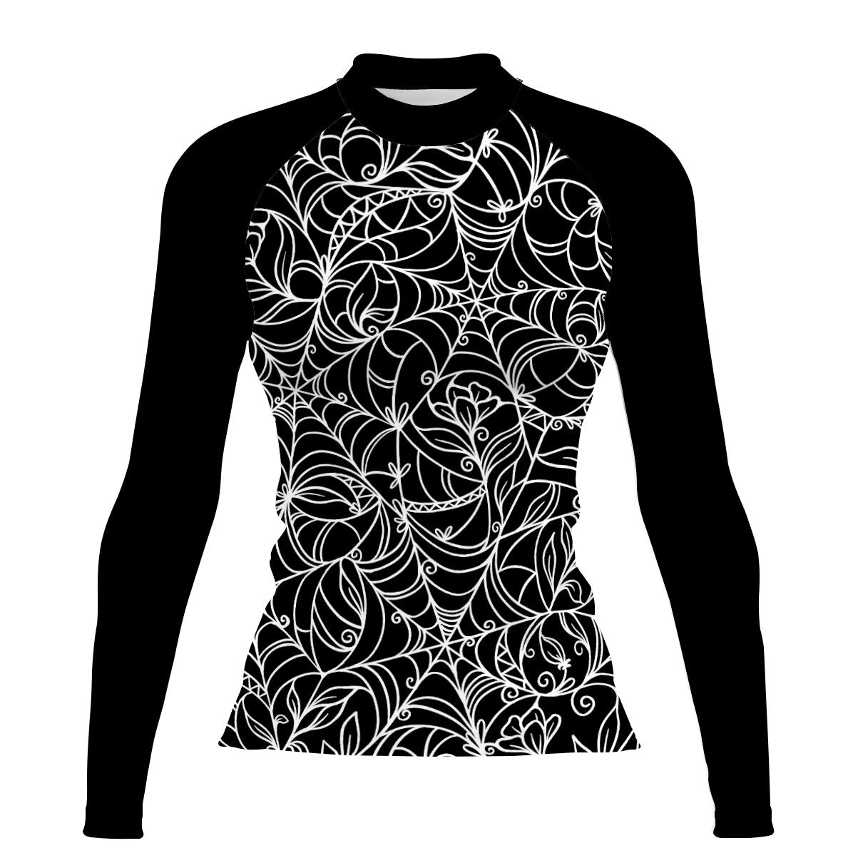 Spiderweb Temptation - Women's Surf UPF50+ Long Sleeve Rash Guard