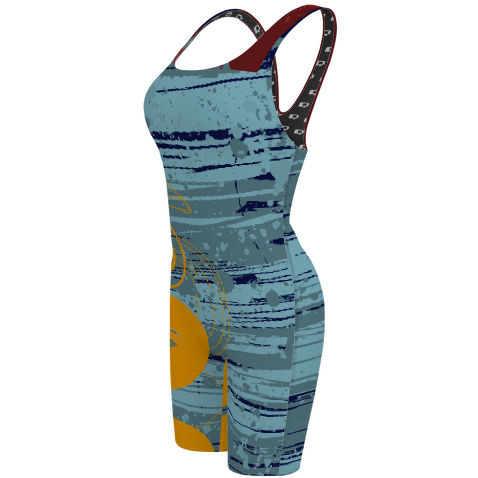Colorful - Classic Strap Long Knee Women Jammer