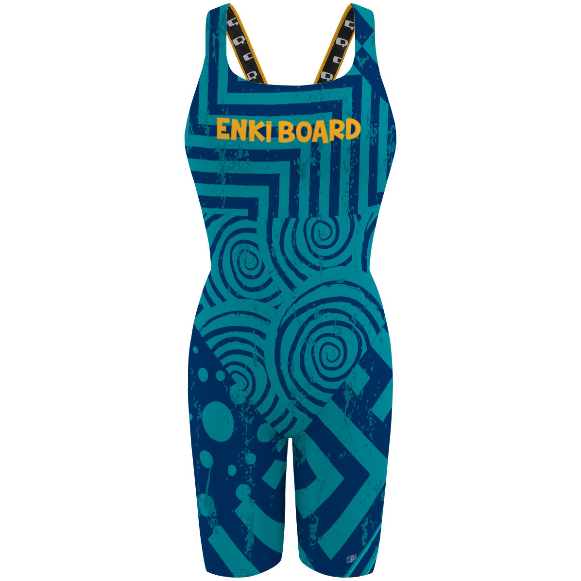 Enki Board Blues - Classic Strap Long Knee Women Jammer