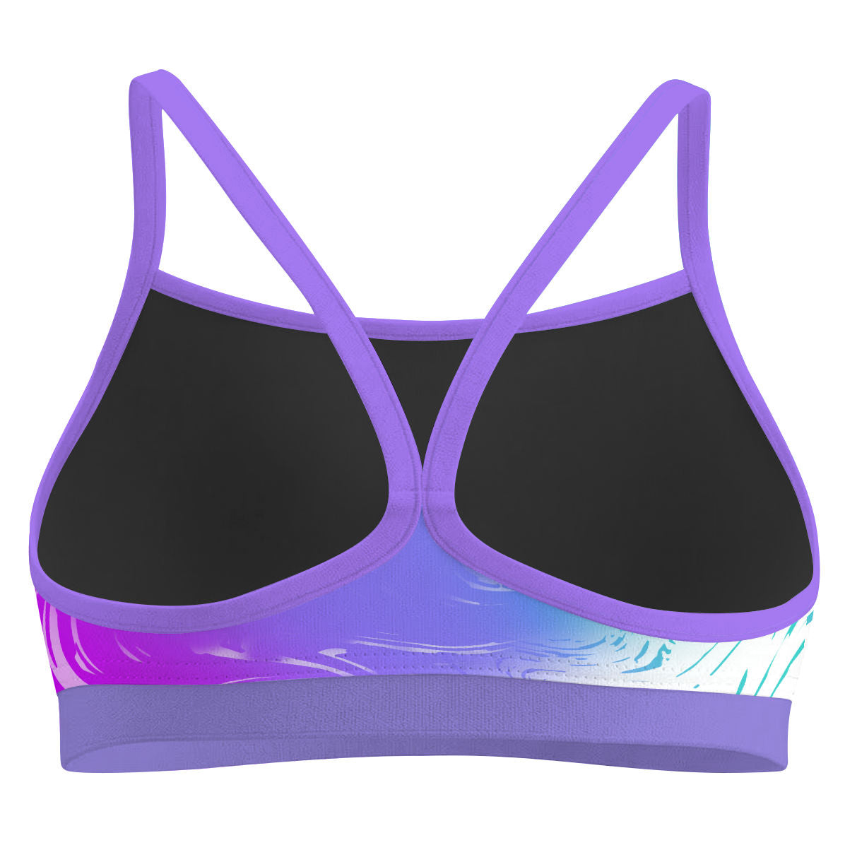 Sharkie Sports Top Light Purple (Sussi) - Classic Sports Bikini Top