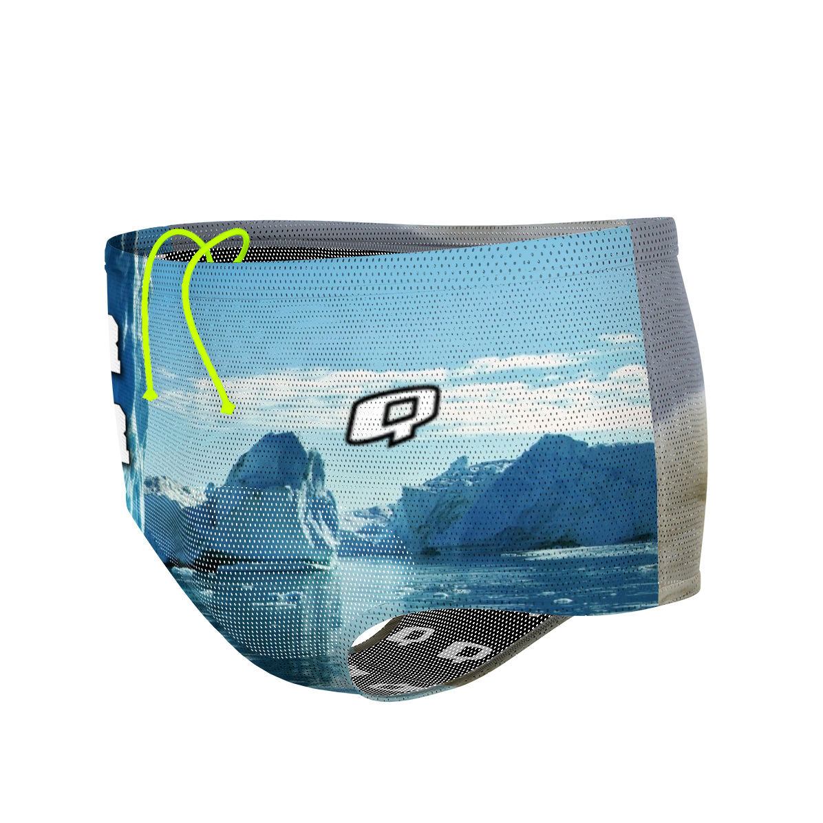 DOM IS A POLAR BEAR - Mesh Drag Swimsuit