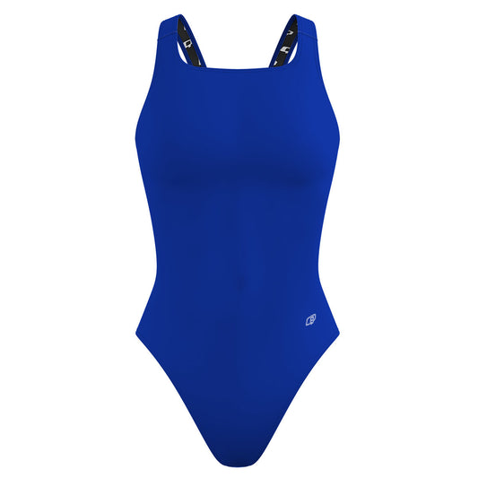 Solid Royal Blue - Classic Strap Swimsuit