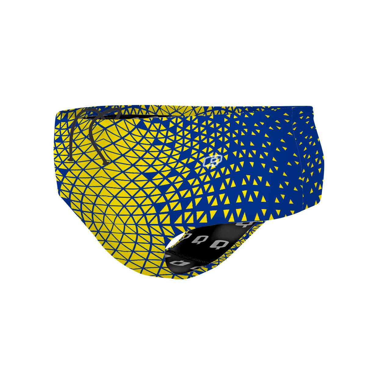 Blue/ Yellow Geometry - Classic Brief Swimsuit