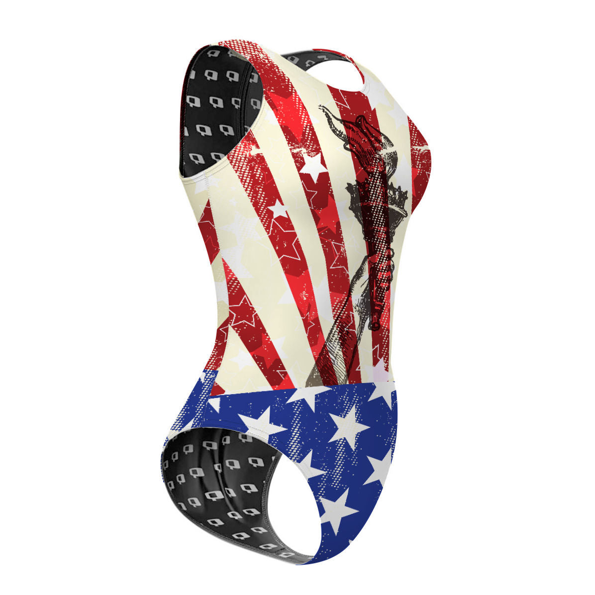 Independence - Women's Waterpolo Swimsuit Classic Cut