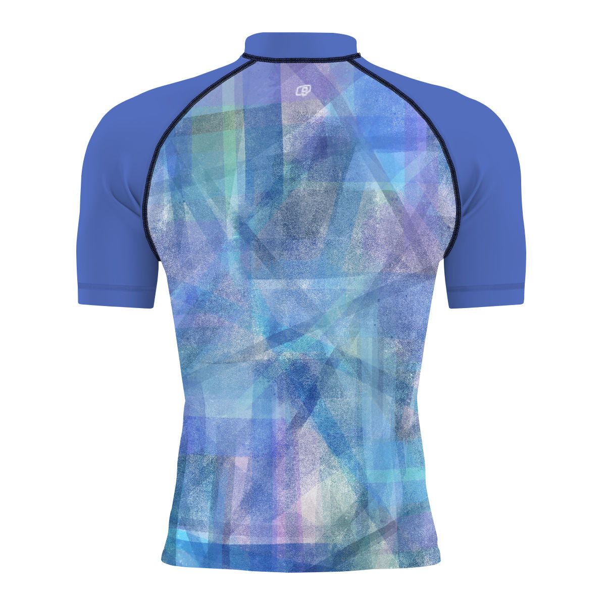 Abstract Particles - Men's Surf UPF50+ Short Sleeve Rash Guard