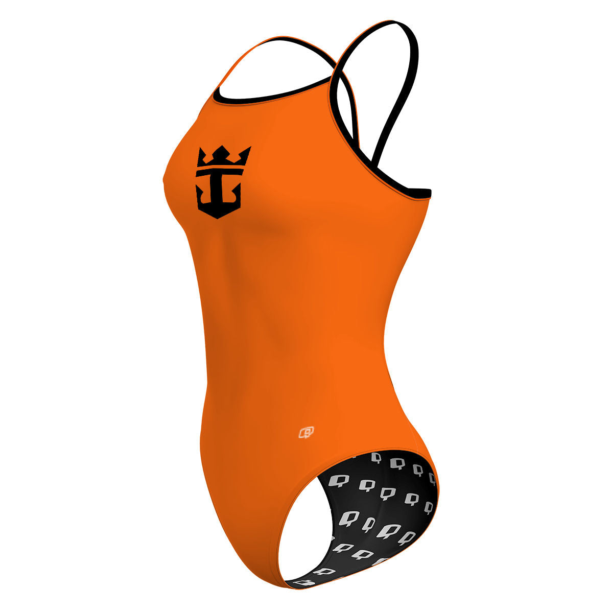 RCCL Orange - Sunback Tank Swimsuit