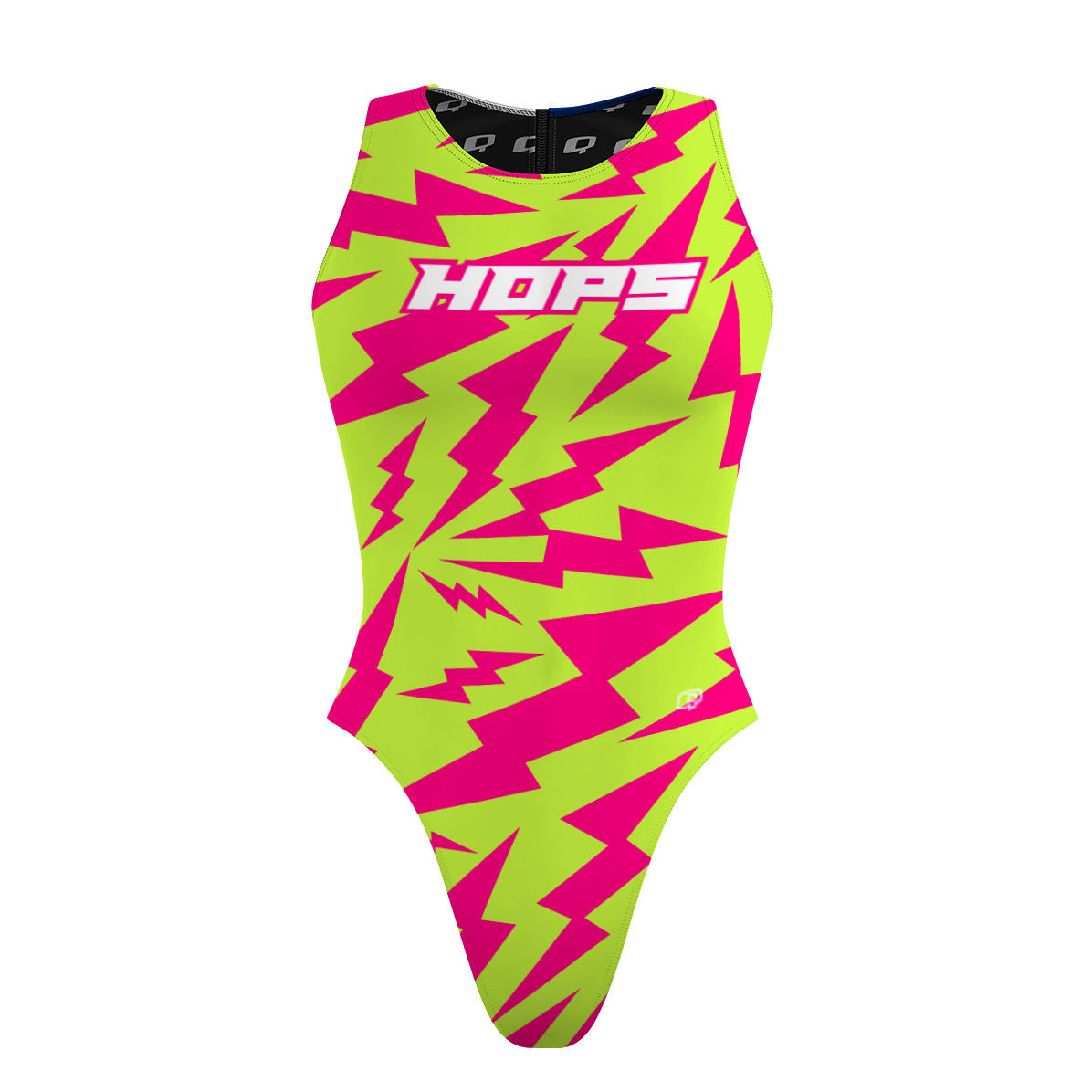 HOS Electric 2 - Women's Waterpolo Swimsuit Cheeky Cut