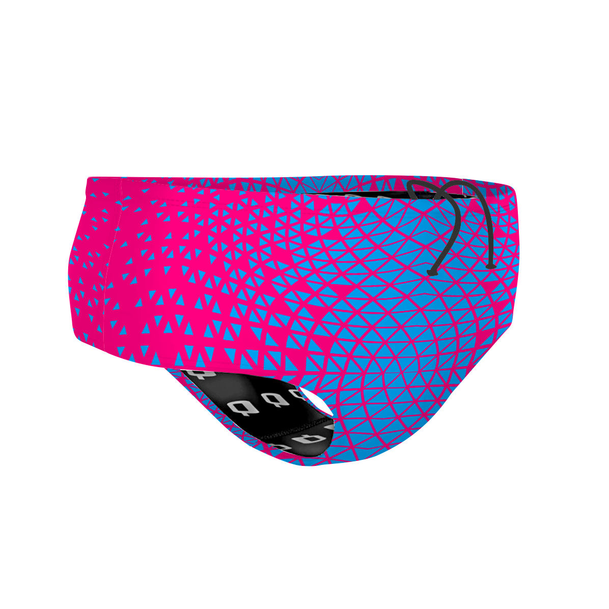 Pink/ Turqouise Geometry - Classic Brief Swimsuit