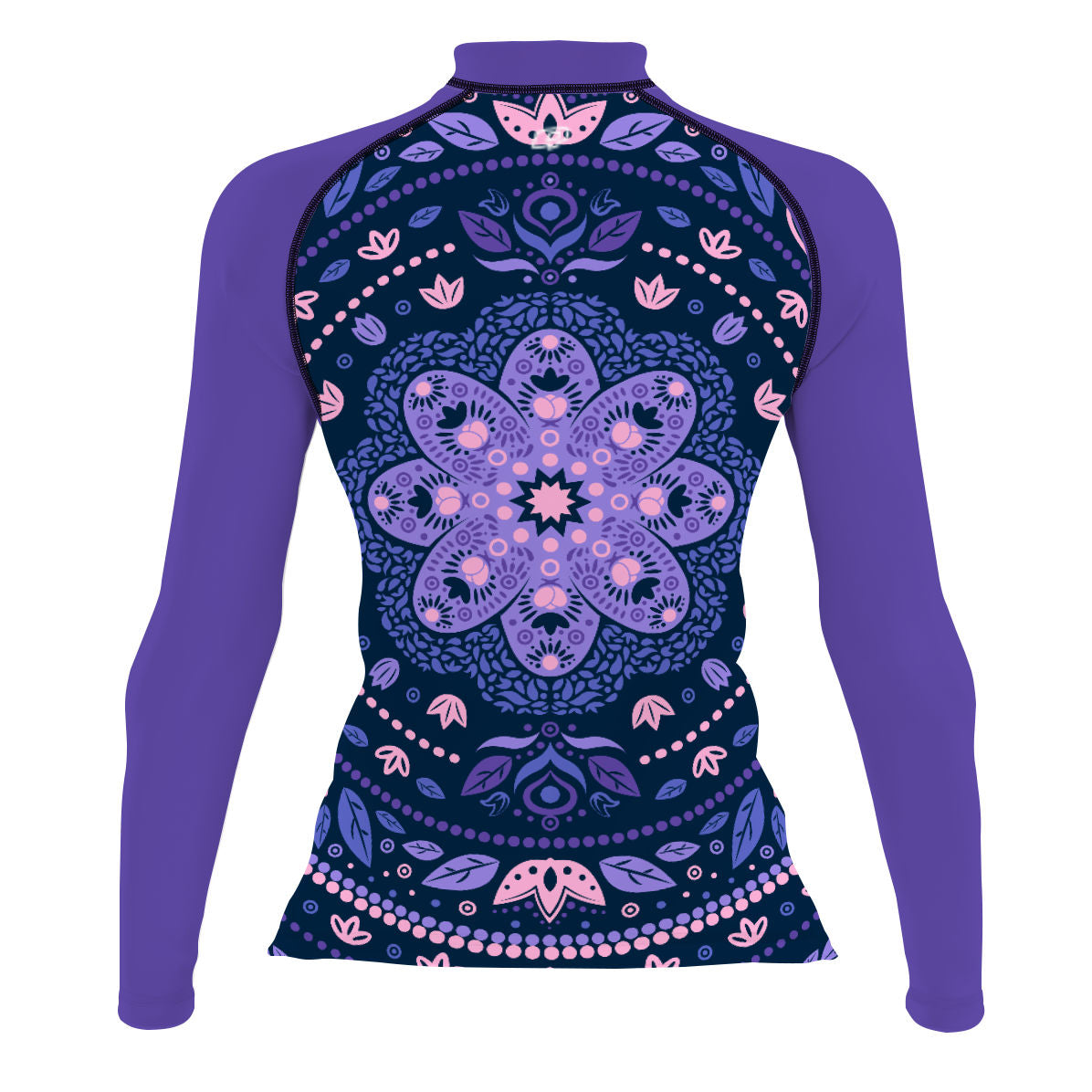 Delicated Mandala - Women's Surf UPF50+ Long Sleeve Rash Guard