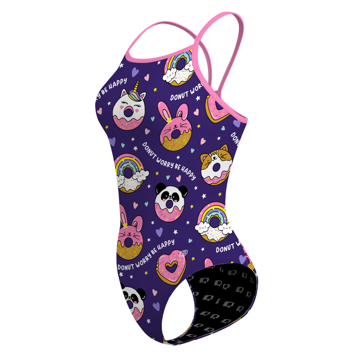Donut Worry - Skinny Strap Swimsuit
