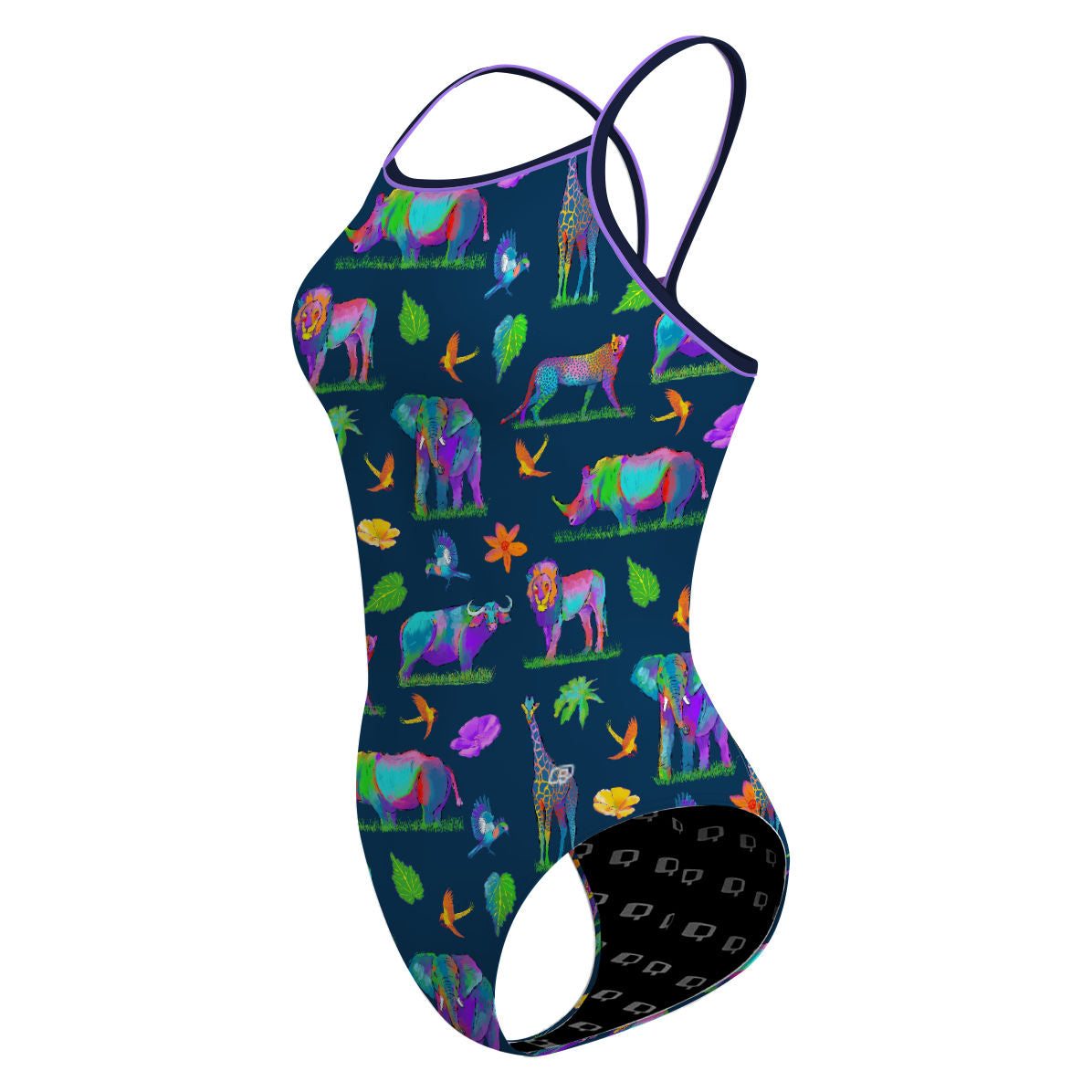 Safari Reverie - Skinny Strap Swimsuit