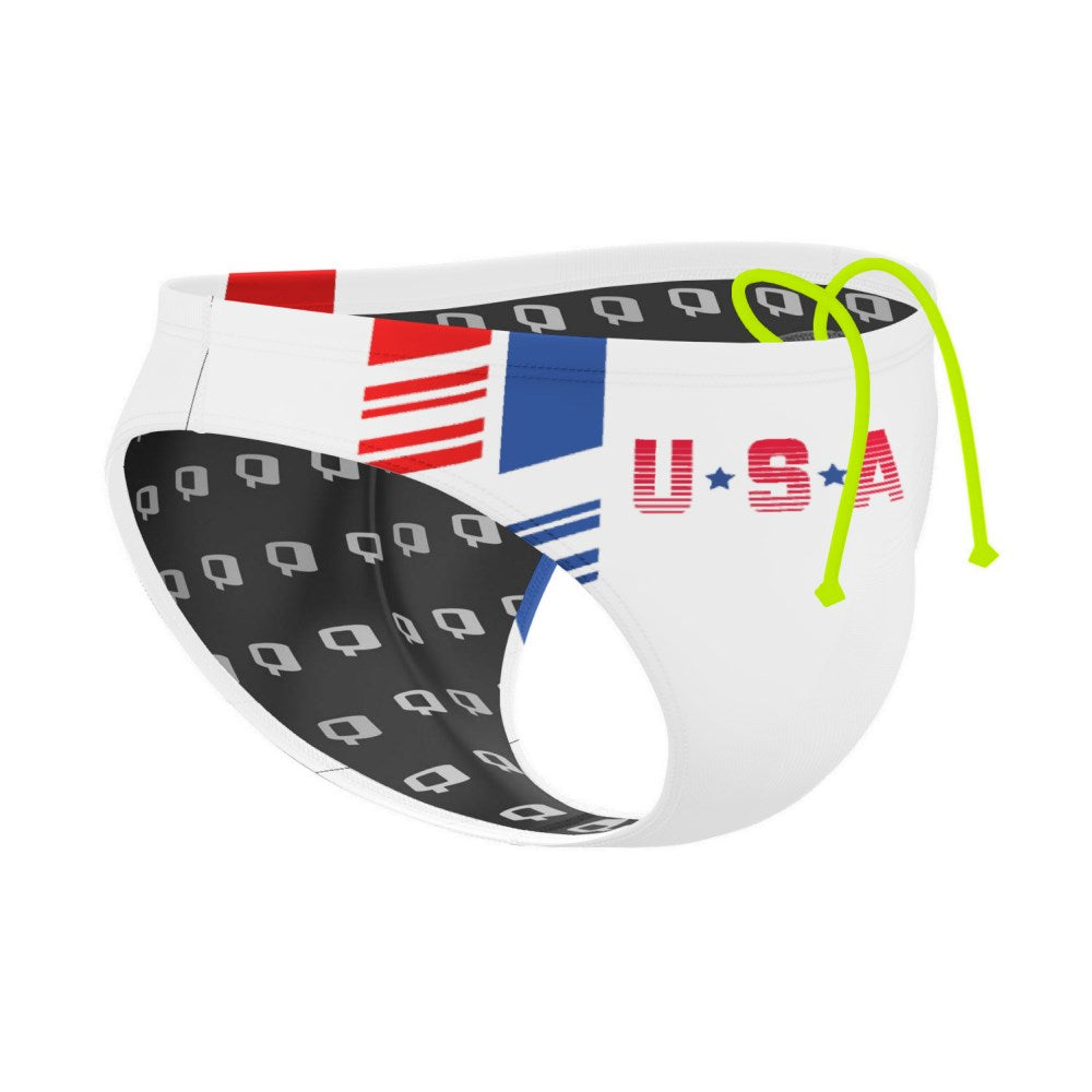 USA Star Waterpolo Brief Swimwear