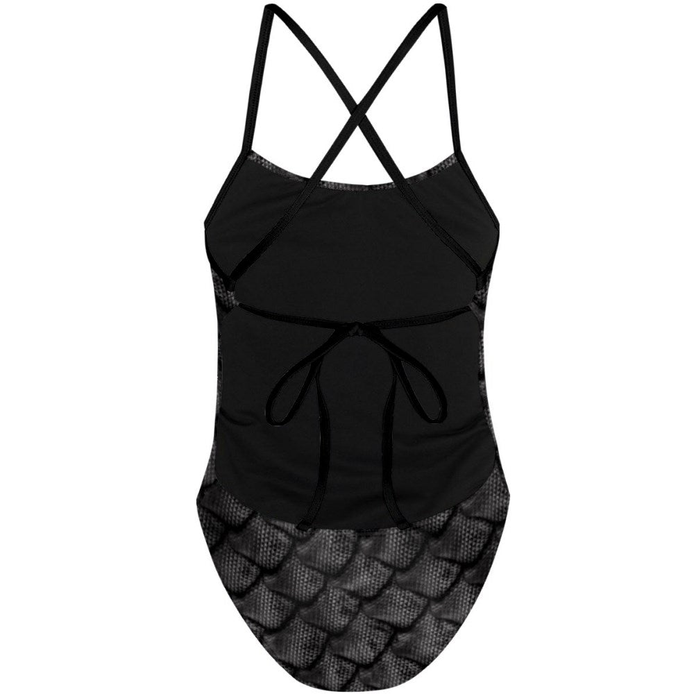 Dragon Scale - Tieback One Piece Swimsuit