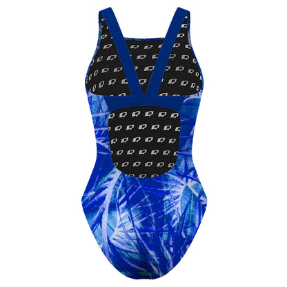Tropical Distortion - Classic Strap Swimsuit