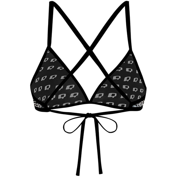 Leopard Tieback Bikini Top Q Swimwear