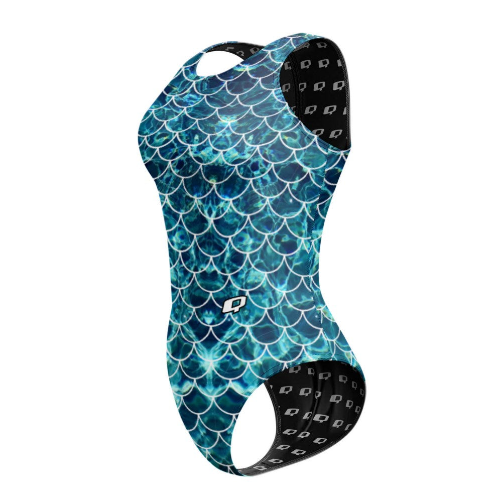 Scales - Women Waterpolo Swimsuit Classic Cut