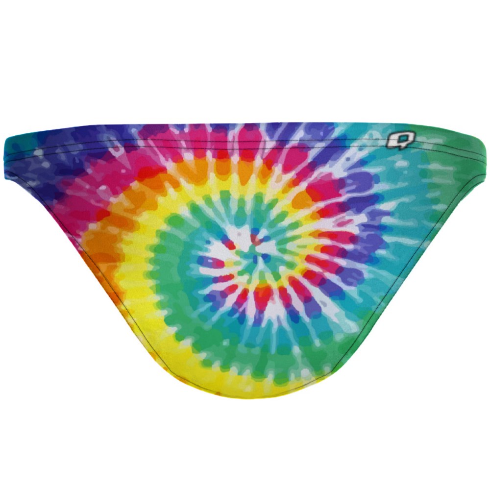 Tie Dye Colors Tieback Bikini Bottom